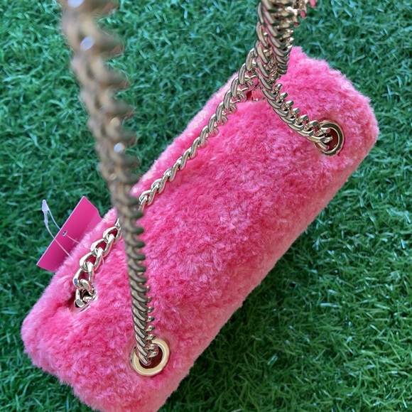 Kate Spade Natalia Foux Fur small flap crossbody - Picture 4 of 16